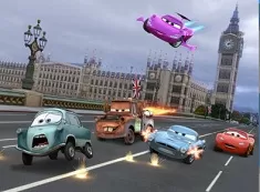 Cars Disney Games, Cars in London Puzzle, Games-kids.com