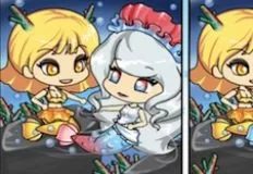 Mermaid Games, Chibi Finder Mermaids, Games-kids.com