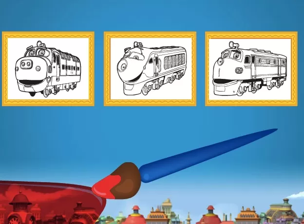 Chuggington Games, Chuggington Coloring Game, Games-kids.com