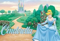 Cinderella Games, Cinderella in the Garden Puzzle , Games-kids.com