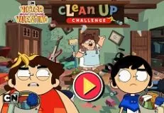 Victor and Valentino Games, Clean Up Challenge, Games-kids.com