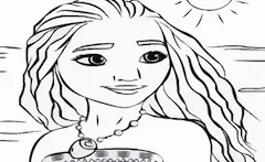 Moana Games, Color Moana, Games-kids.com