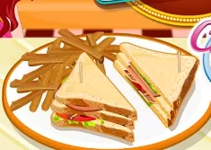 Cooking Games, Cook Turkey Club Sandwiches, Games-kids.com