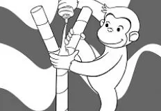 Curious George Games, Curious George Monkey Coloring, Games-kids.com
