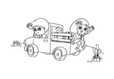 Coloring Games, Cute Cars for Kids Coloring , Games-kids.com