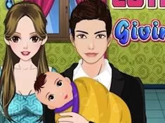 Doctor Games, Cute Girl Giving Birth, Games-kids.com