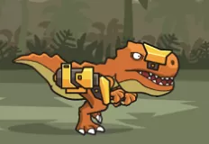 CyberDino T Rex vs Robots