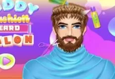 Girl Games, Daddy Fashion Beard Salon, Games-kids.com