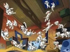 101 Dalmatians Games, Dalmatian Puppies Playing Puzzle, Games-kids.com