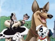 101 Dalmatians Games, Dalmatians and Friends Puzzle, Games-kids.com