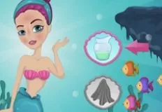 Mermaid Games, Dazzling Mermaid Makeover, Games-kids.com