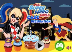 DC Superhero Girls Games, DC Superhero Girls Cake Decoration, Games-kids.com