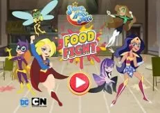 DC Superhero Girls Games, DC Superhero Girls Food Fight, Games-kids.com