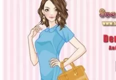 Girl Games, Denim Blue Anime, Games-kids.com