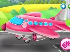 Girl Games, Dirty Airplane Cleanup, Games-kids.com