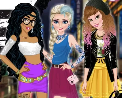 Princess Games, Disney Princess Tattoo Party , Games-kids.com