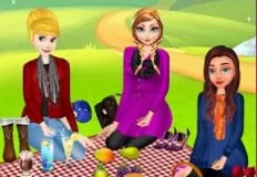 Princess Games, Disney Princesses Autumn Outing, Games-kids.com