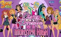 DISNEY GIRLS GO TO MONSTER HIGH 2 jogo online no