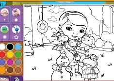 Doc McStuffin Games, Doc Painting Pals, Games-kids.com