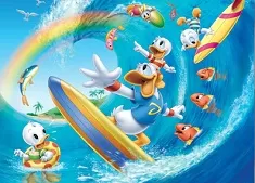 Mickey Mouse Clubhouse Games, Donald and Little Ducks Puzzle, Games-kids.com