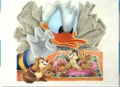 Mickey Mouse Clubhouse Games, Donald and Squirells Puzzle, Games-kids.com