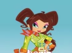 Winx Games, Doodle Coloring Flora, Games-kids.com