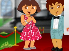 Dora And Diego In A Red Carpet Show - Dora Games