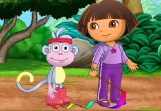 Dora Games, Dora and the Fantastic Gymnastics Adventure, Games-kids.com