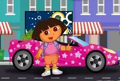 Dora Games, Dora Car Racing, Games-kids.com
