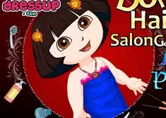 Dora Games, Dora Hair Salon, Games-kids.com