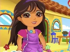 Dora Games, Dora Party Cleanup, Games-kids.com