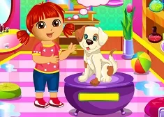 Dora Games, Dora Puppy Caring, Games-kids.com