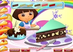 Dora Games, Dora Yummy Torte, Games-kids.com