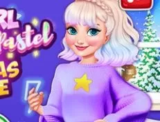 Frozen  Games, E Girl Neon vs Pastel Xmas Tree, Games-kids.com