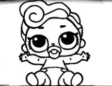 LOL Surprise Games, Easy Kids Coloring Book, Games-kids.com