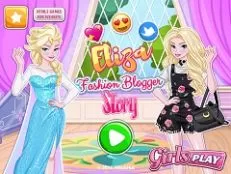 Frozen  Games, Eliza Blogger Story, Games-kids.com