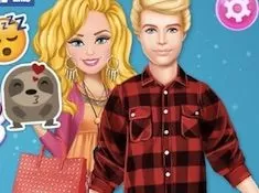 Barbie Games, Ellie and Ben Lazy Weekend, Games-kids.com