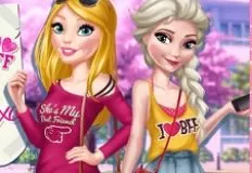Princess Games, Ellie and Elsa OOTD, Games-kids.com