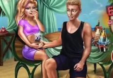 Barbie Games, Ellie Beach Proposal, Games-kids.com
