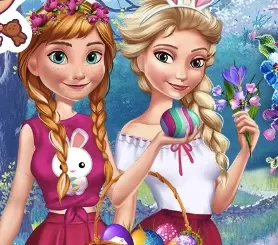 Frozen  Games, Elsa and Anna Easter Fun , Games-kids.com