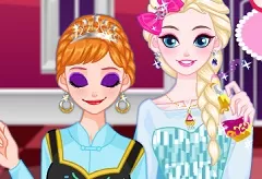 Frozen  Games, Elsa and Anna Makeup Party, Games-kids.com