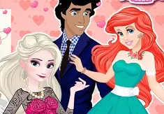 Princess Games, Elsa and Ariel Love Rivals, Games-kids.com