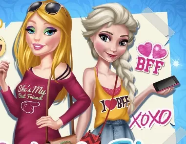 Elsa And Barbie Bff - Princess Games