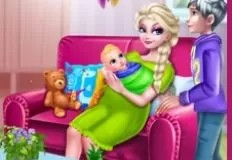 Jogo Elsa Baby Birth Caring