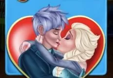 Frozen  Games, Elsa and Jack Love Kiss, Games-kids.com