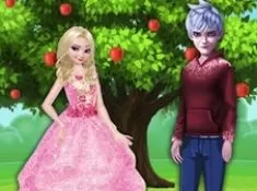 Frozen  Games, Elsa and Jack Loving Tree, Games-kids.com