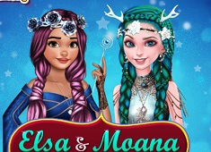 Elsa And Moana Fantasy Hairstyles Princess Games