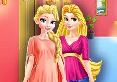 Princess Games, Elsa and Rapunzel Share the Closet, Games-kids.com
