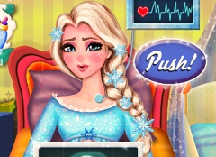Elsa Baby Birth Frozen Games