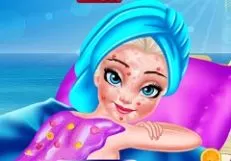Frozen  Games, Elsa Beach Outing Preparation , Games-kids.com